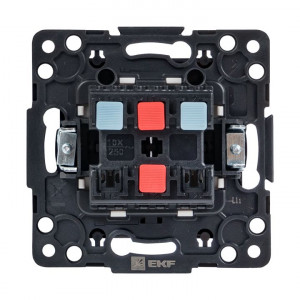 Выключатель 2-кл. Стокгольм 10А механизм черн. PROxima EZV10-023-10