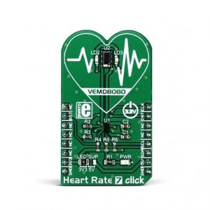 MIKROE-2998, Инструменты разработки многофункционального датчика Heart Rate 7 click