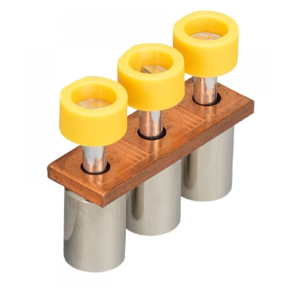 Изображение товара Соединительный мостик IVB WKN16-3 винтовая перемычка для клемм 16 мм кв желтая