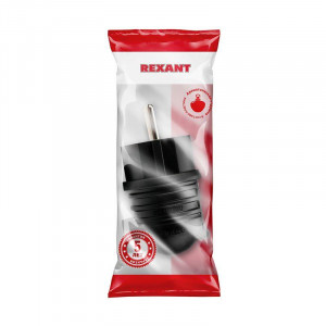 Вилка угловая влагозащ. с/з 16А IP44 каучук 111-003