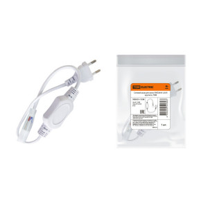 Сетевой шнур для неона SMD2835-220 В круглого, SQ0331-1538