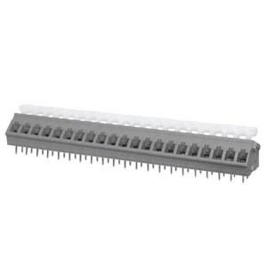 TBL005A-500-21GY-2WT, Фиксированные клеммные колодки Terminal block, screwless, 5.00, 45 , 21, Gray w White Button