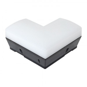 Фигурный коннектор для светодиодных линейных светильников ДБО-L черный 8Вт 6500К IP20 LUMA EKF LBL-L-8-B-6500