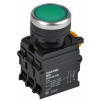 Кнопка с подсвет. и фикс. d=22мм 1NO+1NC зел-ная MASTER IEK MI-BT60-11TD-3-11-K06