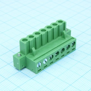 2EDGKM-5.0-07P-14-00A(H), Разъемный клеммный блок, 7 контактов шаг 5.0мм