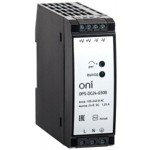 Блок питания OPS 220В AC/24В DC 30Вт OPS-DC24-030B