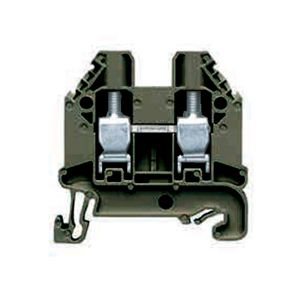 Изображение товара Проходная винтовая клемма WT 6 SW для DIN-рейки 35 мм, 6 мм кв., 41A, черная Изображение товара Проходная винтовая клемма WT 6 SW для DIN-рейки 35 мм, 6 мм кв., 41A, черная