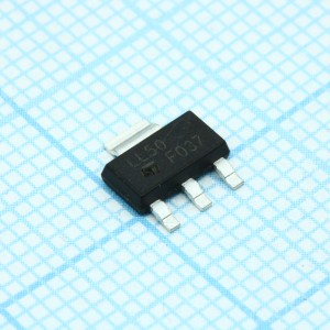 LDL1117S50R, Линейный стабилизатор с низким падением напряжения положительной полярности, 5В 1.2A SOT-223