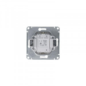 Выключатель 2-кл. СП Glossa 10А IP20 (сх. 5) 10AX механизм платина SE GSL001251