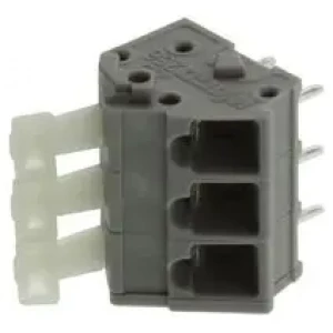 256-403, Клеммник модульный зажимной на плату 3 контакта