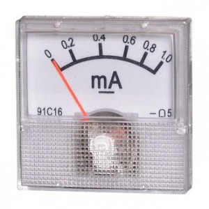 Миллиамперметр     1мА (40Х40), Измерительная головка DCA 1mA, класс точности 5