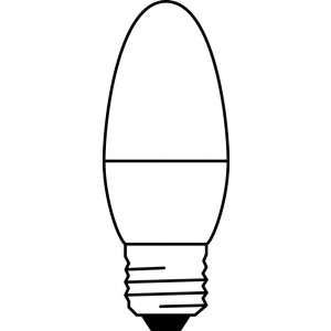 Лампа светодиодная LED Value LVCLB60 7SW/865 7Вт свеча матовая E27 230В 10х1 RU OSRAM 4058075579507