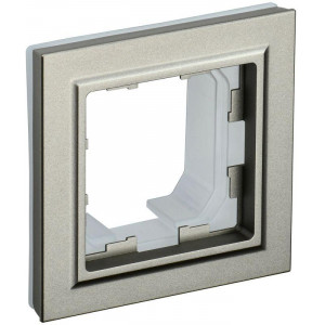 Рамка 1-м IP44 BRITE РУ-1-БрШ-44 шампань BR-M12-44-K37