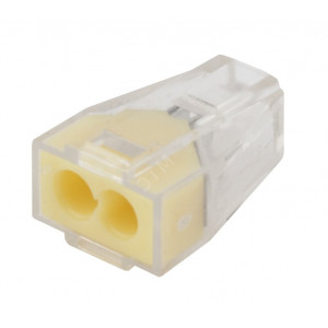 NO-222-21 Клемма СМК, серия 102, 2 отверстия, 1.0-2.5мм2 (упак. 100 шт.) (100/5000/90000) Б0033395