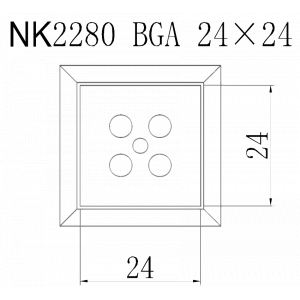QUICK NK2280, Насадка для термофена в паяльных станциях серий Quick712, Quick713, Quick856AX, Quick856AE, Quick861DW, Quick861DE