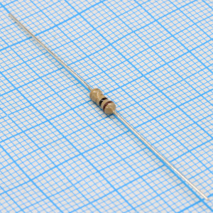 CF251RJTB050, Резистор углеродистый 0.25Вт 1Ом ±5% ТКС -350ppm/°C....500ppm/°C