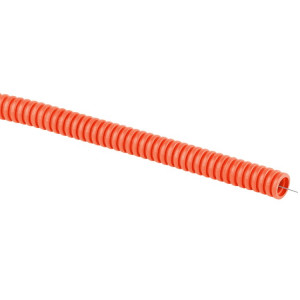ЭРА Труба гофрированная ПНД (оранжевый) d 16мм с зонд. легкая 100м (30)(кр.1бухта) [Б0051803]