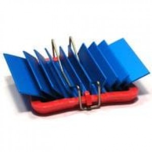 ATS-50270B-C1-R0, Радиаторы maxiFLOW Heatsink with maxiGRIP Attachment, T766, Blue-Anodized, 27x27x7.5mm