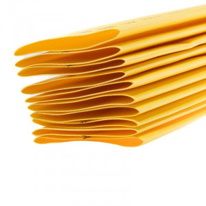 Трубка термоусадочная ТУТ нг 40,0/20,0 желтая, термоусаживаемая трубка в метровой нарезке, не поддерживает горение