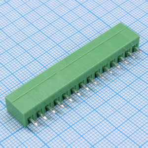 15EDGVC-3.5-14P-14-00A(H), Разъемный клеммный блок на плату, 14 контактов. Серия 15EDGVC-3.5