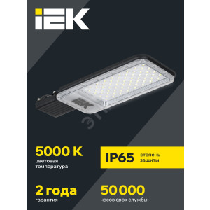 Светильник светодиодный ДКУ 1011-100Ш 5000К IP65 консольный IEK LT-DKU1-1011-100-50-K03