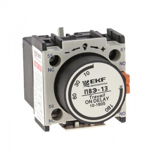 Приставка выдержки времени отключения ПВЭ-21 0,1-3сек NO+NC PROxima ctr-st-21