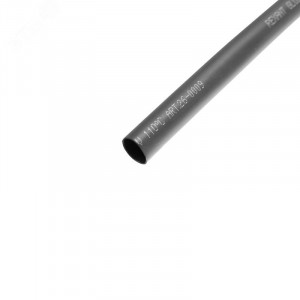 Трубка термоусадочная СТТК (3:1) 9/3 черная, двустенная клеевая термоусаживаемая трубка в метровой нарезке