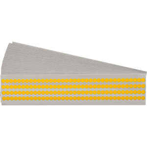 brd150812, QD-25-YL-PK маркер диаметр 6.35мм. Винил B-7569 желтый. В упаковке 3600 маркеров.