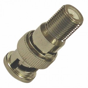 BNCP-FJ, Разъем высокочастотный, переходник BNC штекер - F гнездо