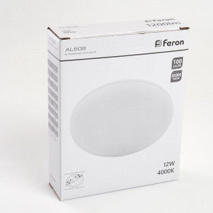 Светильник светодиодный ДВО-12w 4000К 1200Лм slim белый с регулируемым монтажным диаметром (до 90мм) 41208