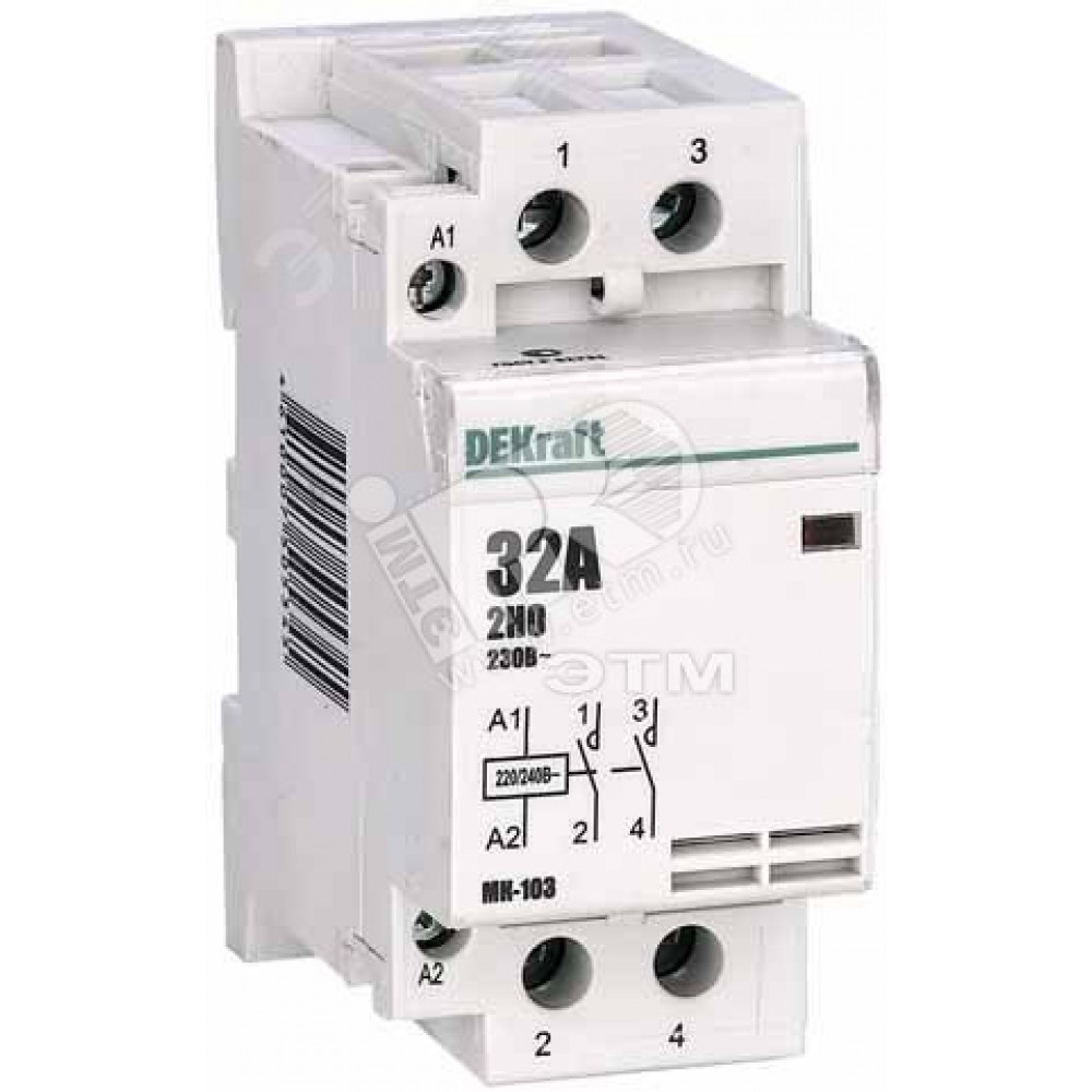Изображение товара Контактор модульный МК-103 2НО 32А 230В 18071DEK