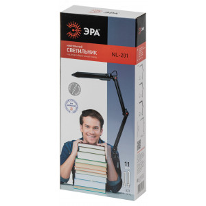 Наст.светильник NL-201-G23-11W-GY серый (12/216) C0041458