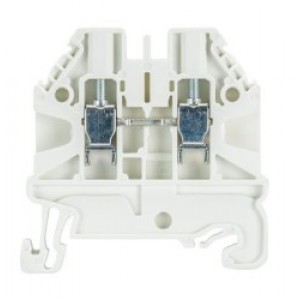 Проходная клемма WT 2,5 WS, Проходная клемма, тип фиксации провода: винтовой, номинальное сечение: 2,5 мм кв., 24A, 1000V, ширина: 5 мм, цвет: белый, тип монтажа: DIN35