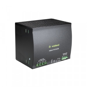 Источник питания WIPOS P3 24-20, Источник питания, трехфазный, 24 V / 20 A, 480 W; диапазон входных напряжений: 340 – 575 V AC 480 – 820 V DC; габариты (мм): ширина x высота x глубина: 150 x 124 x 119; вес 1,75 кг; монтаж: на DIN рейку, температура окружающей среды –30°C…+70°C