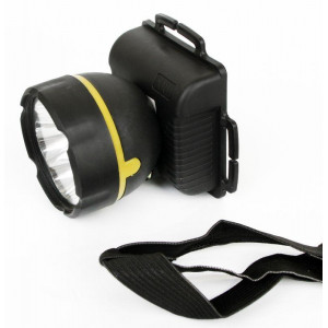 Фонарь налобный 909LED5 (5LED 1 режим; 3хR6 черн.) 11781