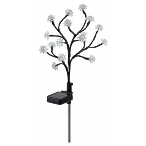 ERASF22-60 Садовый светильник Сакура, на солнечной батарее, 16LED, 32 см Б0057655