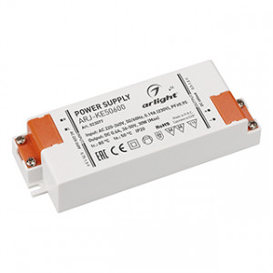 Блок питания ARJ-KE50600 (30W, 600mA, PFC) 023077, Источник тока с гальванической развязкой для светильников и мощных светодиодов. Входное напряжение 220-240 VAC. Выходные параметры: 36-50 В, 600 mА, 30 Вт. Встроенный PFC >0.95. Негерметичный пластиковый корпус IP 20. Габаритные размеры длина 117 мм, шири