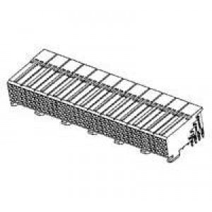 5536511-2, Высокоскоростные/модульные разъемы 48P 4 ROW SIGNAL PRESS FIT RT ANGLE