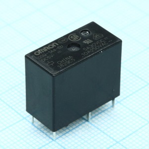 G5Q1A4EU5DC (TY), Силовое реле 10А один контакт на замыкание катушка 5В (20.3х10.3х15.8)мм монтаж в отверстие