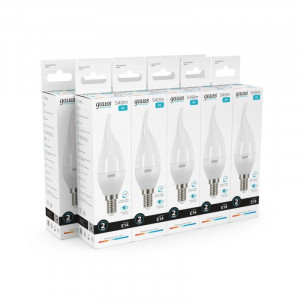 Лампа LED Elementary Candle Tailed 8W E14 4100K 1/10/50 34128