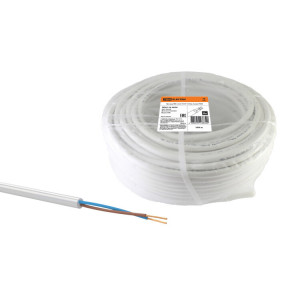 Провод ПВС 2х2,5 ГОСТ (100м), белый SQ0118-0036