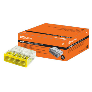 Строительно-монтажная клемма КБМ-2273-234 (2,5мм2) с пастой SQ0517-0113