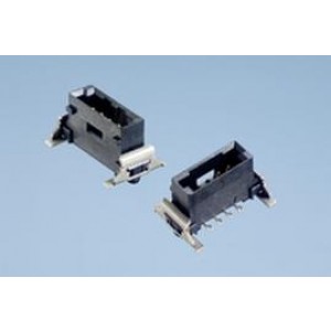 284696, Проводные клеммы и зажимы 3P 1.27MM SMT BLACK VERT MALE BCKPLN