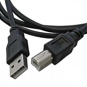 USB-B M  USB-A M 1.5M BLACK (SZC), Кабель USB AM - USB BM, 1.5 м черный
