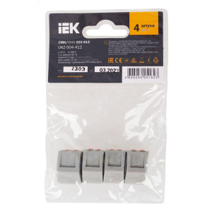 Клемма строительно-монтажная СМК 222-412 (уп.4шт) UKZ-004-412