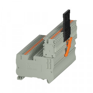 Клемма для разъемаов WTPN 2.5 PI16, Клемма для подключения внешнего разъема, тип фиксации провода: Push-in, номинальное сечение: 2,5 мм кв., 24A, 800V, ширина: 5,1 мм, цвет: серый тип монтажа: DIN35