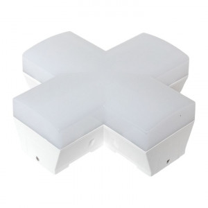 Фигурный коннектор для светодиодных линейных светильников ДБО-X белый 12Вт 6500К IP20 LUMA EKF LBL-X-12-W-6500