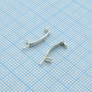 RM6 clip, Скоба для сердечника RM6  10.9x2.6 мм с хвостиком комплект 2шт