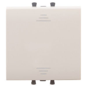 Переключатель одноклавишный модульный, "Avanti", "Ванильная дымка", 2 модуля 4405112