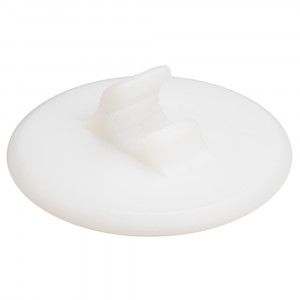 Крепеж POLI-90 Plastic 021739, Круглый держатель для профиля POLI. Фиксирует профиль в выбранном положении в пределах угла 0-90°. Материал - пластик (PS), под окраску.